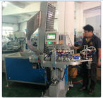 5-7Bar 30mm Plastik Kapak Baskı Makinesi Otomatik Besleme 4 Renk Tampon Baskı Makinesi